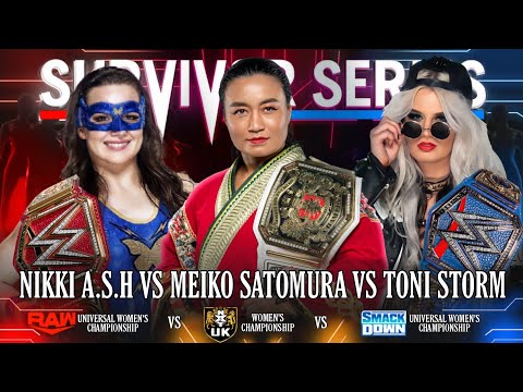 WWE 2K20 SURVIVOR SERIES NIKKI A.S.H. VS MEIKO SATOMURA VS TONI STORM