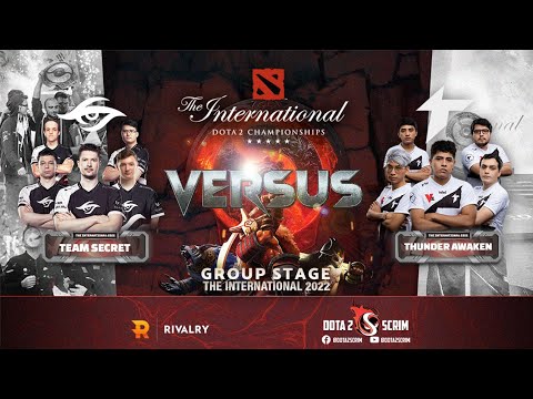 Team Secret vs Thunder Awaken - The International 2022: Group Stage - Game Highlights - BO2