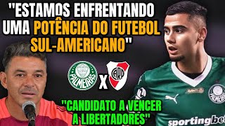 TÉCNICO DO RIVER APAVORADO COM O PALMEIRAS NO ALLIANZ PARQUE PELA LIBERTADORES