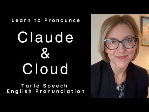 來學發CLAUDE和CLOUD的英文發音！| 美式AI與IT發音教學 #學英文 (Learn to Pronounce CLAUDE & CLOUD | American English AI & IT Pronunciation Lesson #LearnEnglish)