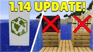 Minecraft 1.14 New Snapshot - Globe Banner Pattern, TNT Mining now OP & Removed Features
