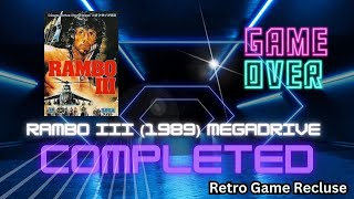 Rambo III (1989) Sylvester Stallone Sega Megadrive Genesis ending [Retro Gaming]