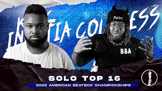 KING INERTIA vs COLDNESS | Solo Top 16 Battle | American Beatbox Championships 2022