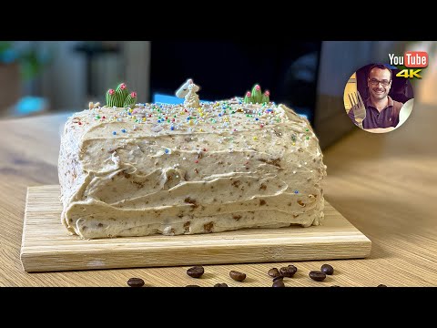 BUCHE DE NOEL AU CAFÉ MASCARPONE ET SPECULOOS