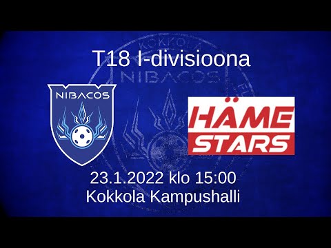 T18 I-divisioona: Nibacos - Häme Stars 23.1.2022 klo 15