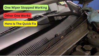 How To Fix One Wiper Works And One Wiper Not Working / How To Diagnose What Needs To Be Replaced