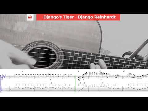 Gypsy Jazz Guitar | Django's Tiger Tabs [ Slow ] (ギター)