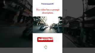 Through the City at Breakneck Speed l Free Prompt l Veo3