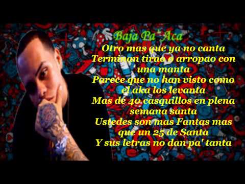 Baja Pa' Aca Letra Endo Y Lele
