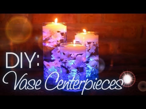 DIY: Vase Centerpieces