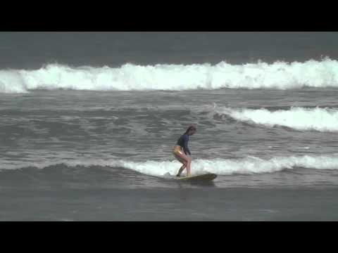 Surfing in Nosara, Costa Rica with Corky Carroll's Surf School August 2012