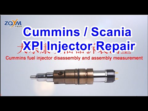 Cummins Scania XPI series injector repair and test guide!