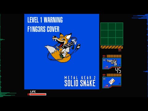 Level 1 Warning - Metal Gear 2: Solid Snake - F1NG3RS Cover