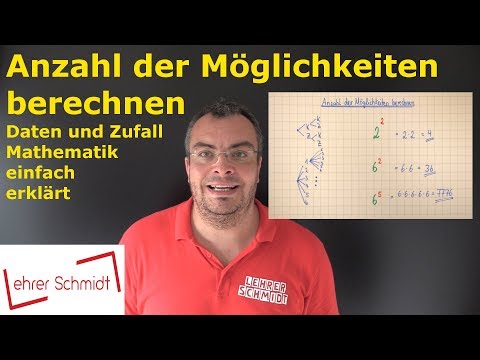 Calculating the number of possibilities | Data and chance | Mathematics | Lehrerschmidt