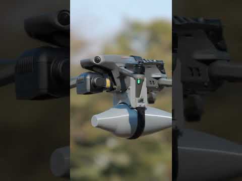 The DJI Mavic 3 Pro airdropper has extremely high accuracy.