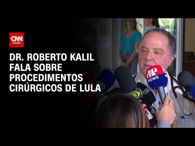 Dr. Roberto Kalil detalha estado de Lula após procedimentos no hospital | LIVE CNN