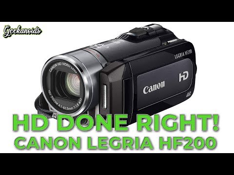 Canon Legria HF200 - Part 1 - Unboxing & Initial Look