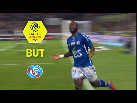 But Stéphane BAHOKEN (22') / RC Strasbourg Alsace - Olympique Lyonnais (3-2)  (RCSA-OL)/ 2017-18