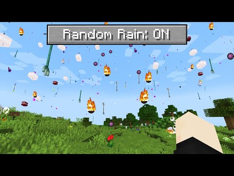 Deadly Rain in Minecraft