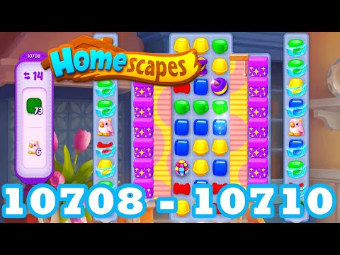 Homescapes Level 10708 - 10710 HD 3 - match puzzle Gameplay | android | IOS | 10709 | GameGo Game