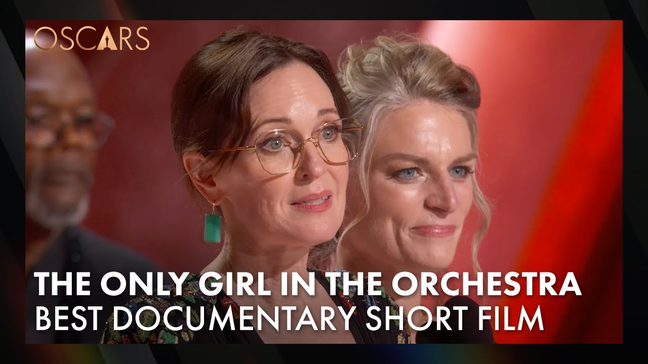 'The Only Girl in the Orchestra' Wins Best Documentary Short Film | 97th Oscars Speech (2025)