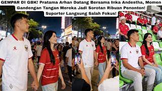 Download lagu GBK STADIUM IS IN A MESS! Pratama Arhan & Inka Hold Hands While Watching Football, Supporters Aut... mp3