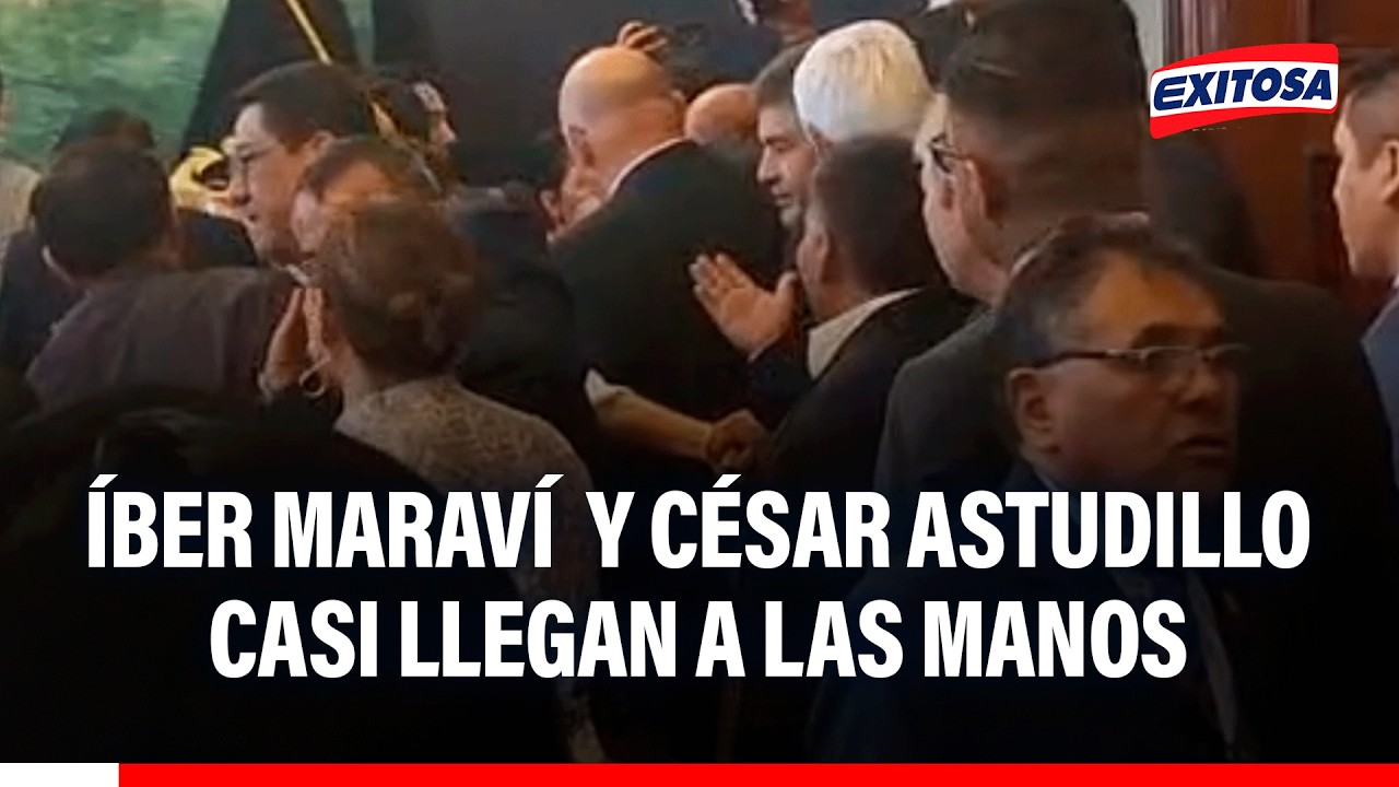 🔴🔵 Tensión en el congreso: Íber Maraví y César Astudillo casi llegan a las manos