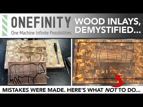EP 12 Onefinity CNC - Inlay Cutting Board