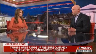 MSNBC: DEADLINE WHITE HOUSE - DECEMBER 11, 2024 - HEGSETH CONTINUES MEETINGS WITH KEY SENATORS
