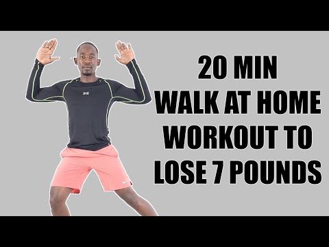20 Minute Easy Walk at Home Exercise for Weight Loss 200 Calories