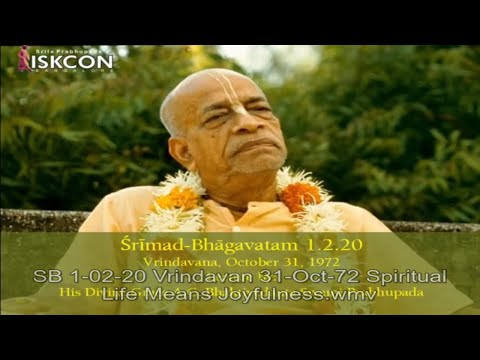 Srimad Bhagavatam I HDG Srila Prabhupada I SB 1.2.20 I 25.01.2021