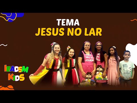 Culto online infantil - Jesus no lar