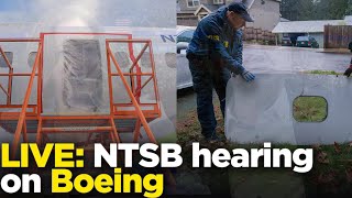 Watch live: Boeing safety concerns reviewed by NTSB