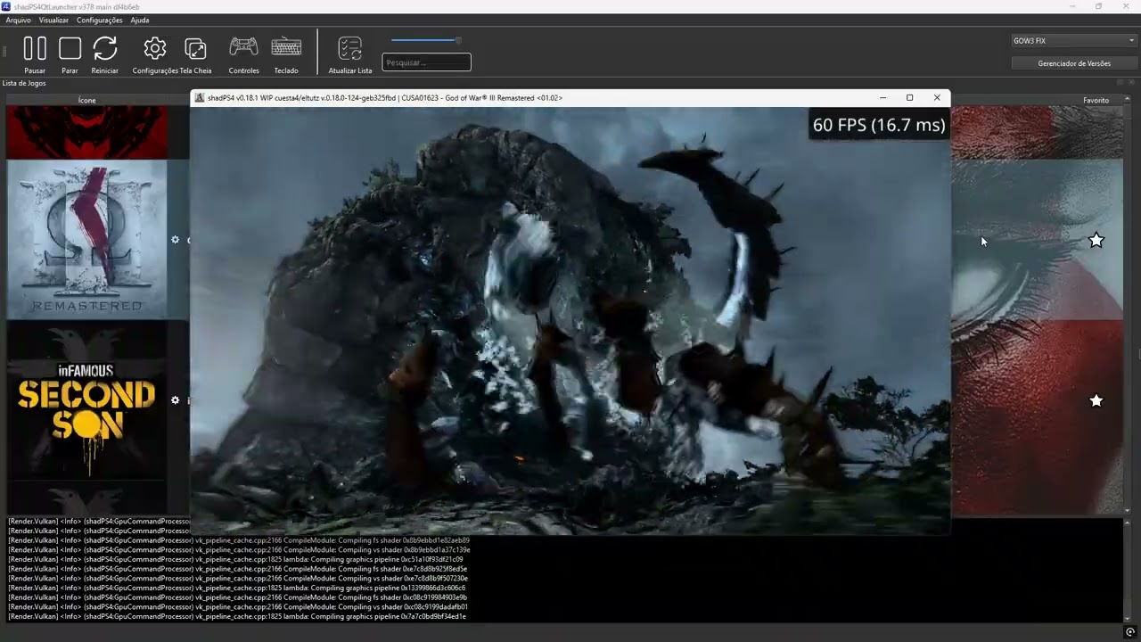 shadPS4 v0.18.1 WIP FIX /main  geb325fbd | CUSA01623 God of War® III Remastered 01.02