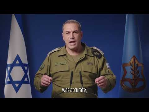 Message From IDF Chief of General Staff LTG Eyal Zamir