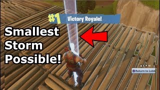 Fortnite Smallest Storm Eye Possible solo Win! PS4