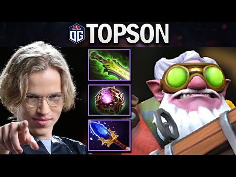 OG.TOPSON SNIPER WITH 19 KILLS - DOTA 2 7.28 GAMEPLAY