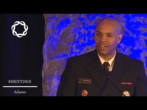 Jerome Adams, Surgeon General, Public Health Theme Lecture, SRNT 2018
