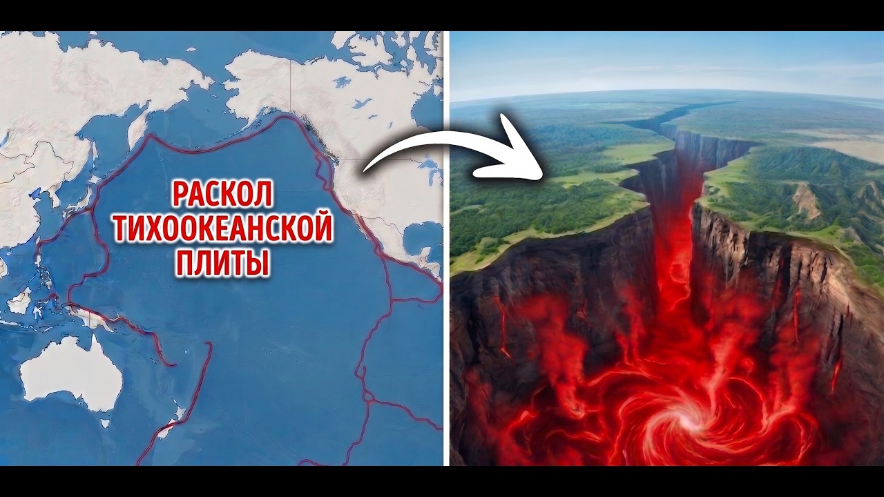 Америка может исчезнуть? Под Тихим океаном растёт гигантская трещина