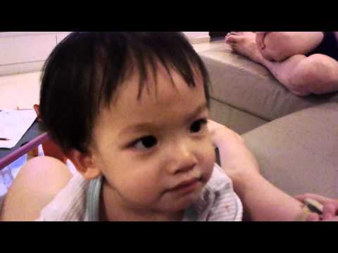 cutie joel says happy birthday to sanyi