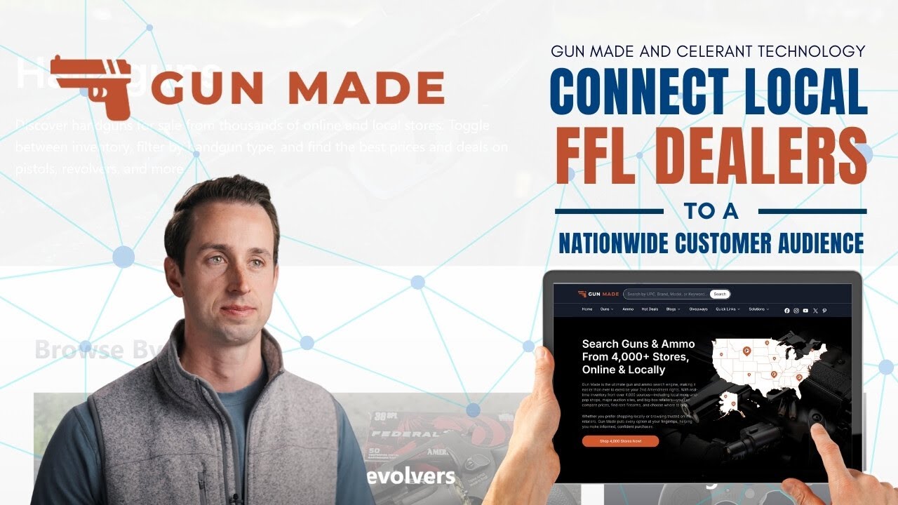 Gun Made⁩ and ⁨Celerant Connect Local FFL Dealers to Nationwide Customer Audience