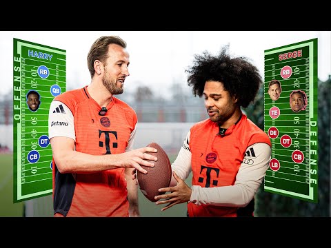 Ist Kimmich der PERFEKTE Quarterback? 👀 – Kane & Gnabry bauen ihr FC Bayern NFL-Team! 🏈