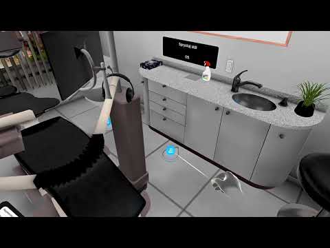 Asystentka stomatologiczna VR — przygotowanie gabinetu
