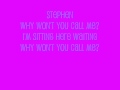 Ke$ha - Stephen - Lyrics