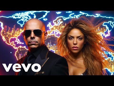 Pitbull ft Shakira - Global Rhythm ( Official Music Video 2025 )