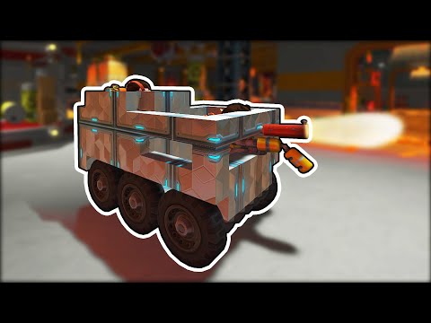 We Built a Two Person Warehouse Tank! (Scrap Mechanic Co-op Ep. 49)