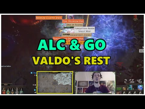 [PoE] Alc & Go - Valdo's Rest - Low investment mapping - Stream Highlights #549