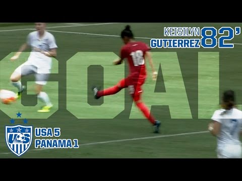 U-20 WNT vs. Panama: Keisilyn Gutierrez Goal - Dec. 7, 2015