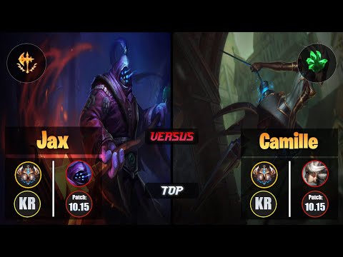 Challenger JAX [Conqueror] (Top) VS  CAMILLE - Challenger KR Patch 10.15
