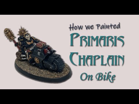 How to Paint Primaris Chaplain on Bike